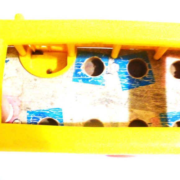 Vintage Fisher Price Pull Along BUS & SHOE Fisher Price Little People Pre-School - Picture 8 of 12